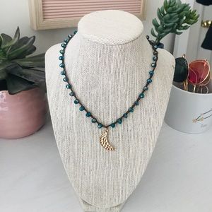 Crochet Beaded Necklace